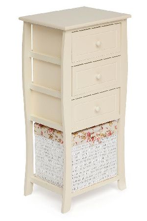 Bedside table Tetchair ARC 10642 butter white (ivory)